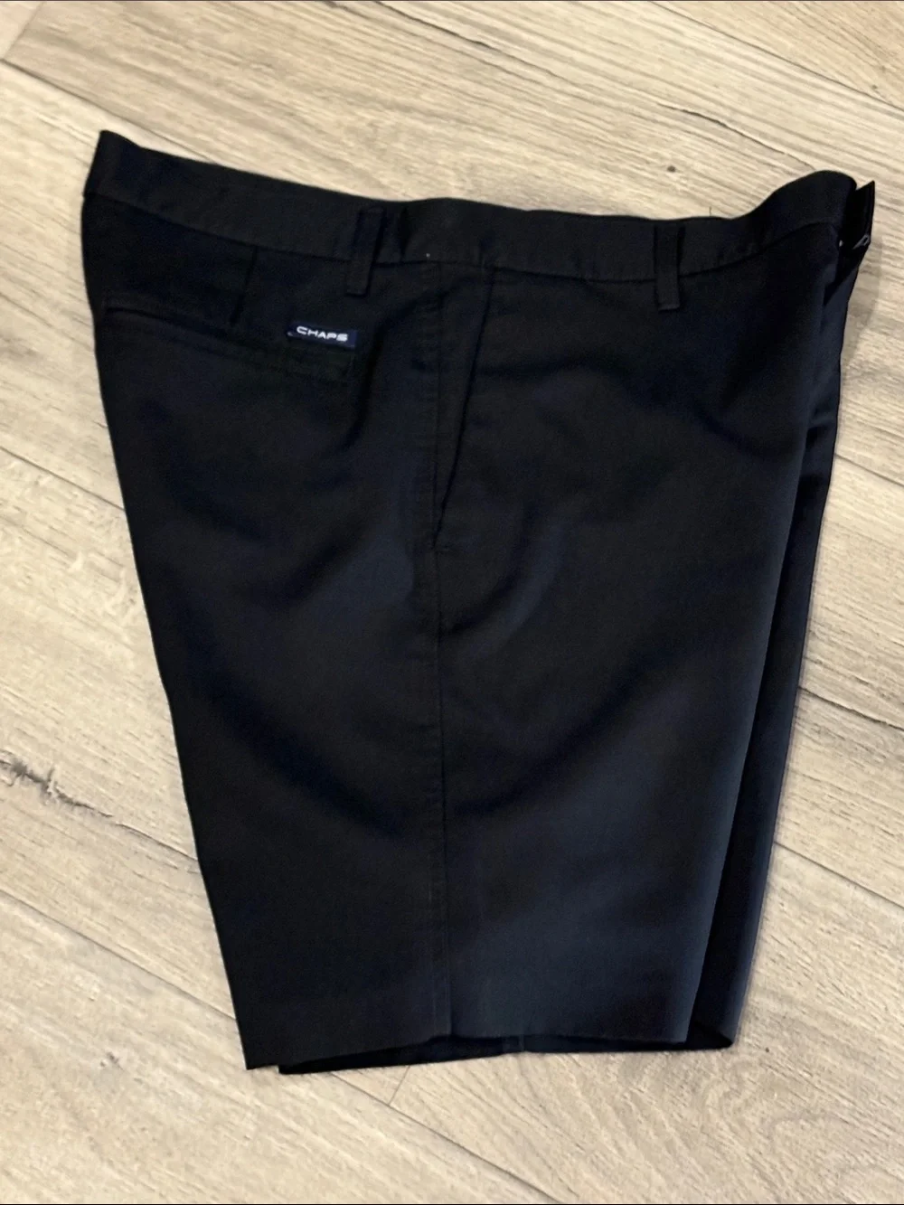 CHAPS Golf Men’s Black Golf Shorts Size 34 Flat Front Classic